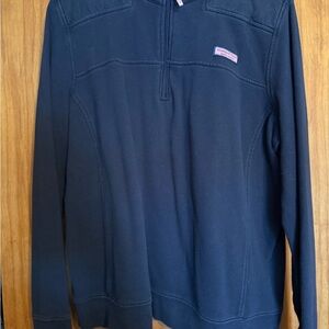 Vineyard Vines Navy Blue Quarter-Zip Pullover